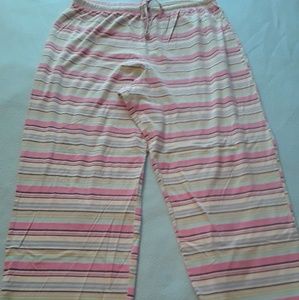 Striped pajama pants